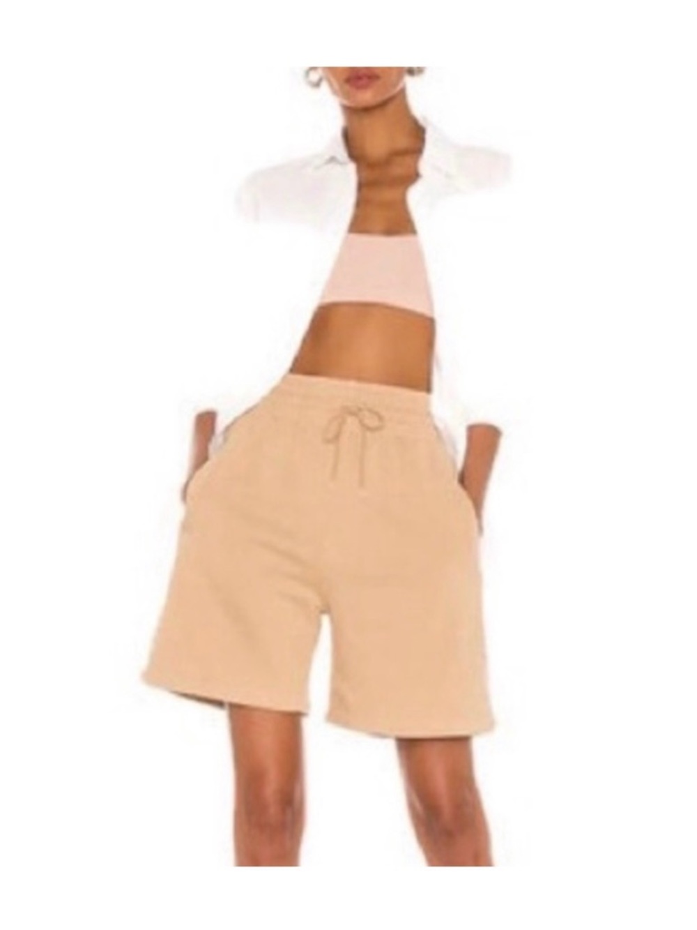 AGOLDE boxing fleece shorts